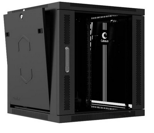 фото Шкаф настенный 19", 9U Cabeus SH-05F-9U60/60-BK в Уфе