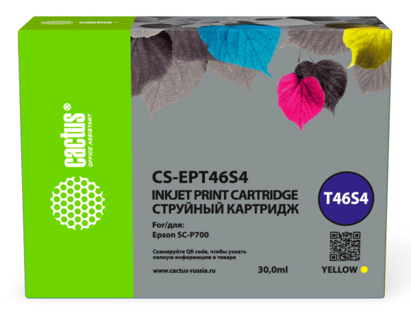 Изображение товара Картридж Cactus CS-EPT46S4 для Epson SureColor SC-P7000 Желтый