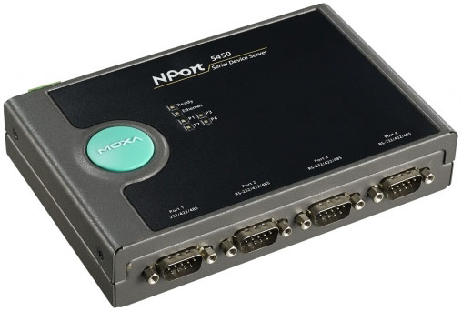 

Сервер MOXA NPort 5450-T 4 Port RS-232/422/485 device server, NPort 5450-T