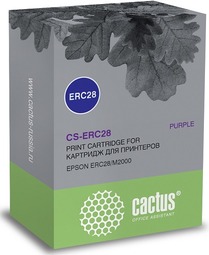 

Картридж ленточный Cactus CS-ERC28 фиолетовый для Epson ERC28/M2000, CS-ERC28