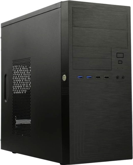 

Корпус mATX Powerman ES555 6196080 Black, БП PM-600ATX-F, 2*USB 2.0, 2*USB 3.0, ES555