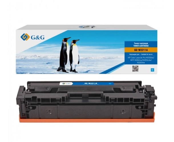 

Картридж GG-W2211A Cartridge G&G for HP CLJ Pro M255dw/M282nw/M283cdw/M283fdw, with chip (1250), GG-W2211A