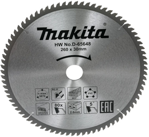 фото Диск пильный Makita D-65648