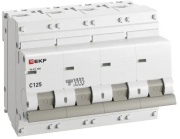 фото Автоматический выключатель EKF mcb47100-4-125C-pro