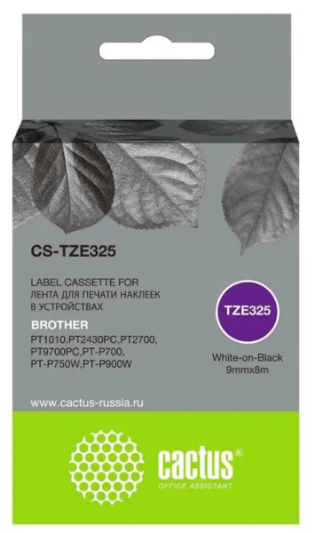 фото Картридж ленточный Cactus CS-TZE325 в Уфе