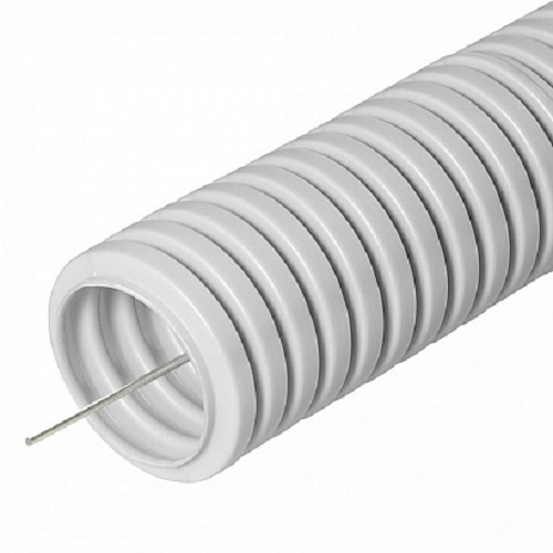 

Труба гофрированная лёгкая Ecoplast 20116HF-GR ПНД, с зондом, без галогена, цвет серый, диам. 16мм (, 20116HF-GR