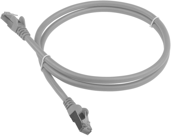 фото Кабель патч-корд F/UTP 6 кат. 1м Lanmaster LAN-PC45/S6-1.0-GY в Санкт-Петербургe