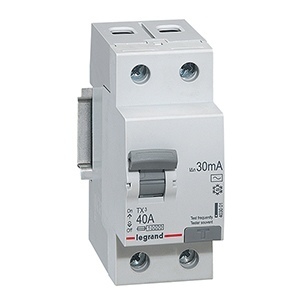 

Выключатель дифференциального тока (ВДТ, УЗО) Legrand 403040 TX³ 2П, 63 А, тип AC, 300 мА, 2 модуля, 403040