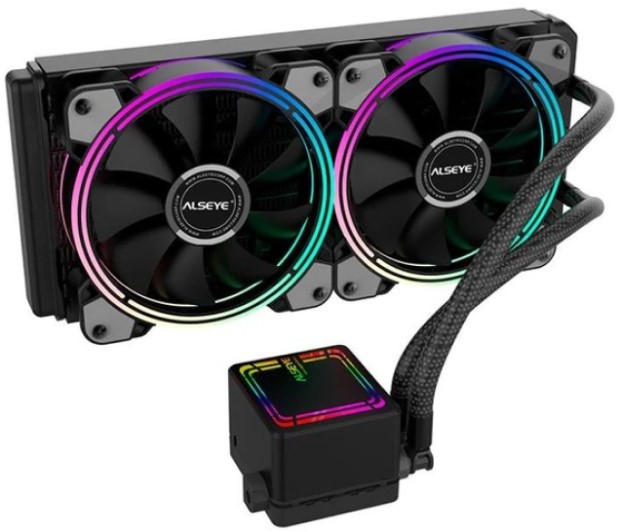 

Система охлаждения жидкостная ALSEYE H240-4.0 2*120mm, 800-2000rpm, 18.3-45.2CFM, 35.2dBA, RTL, H240-4.0