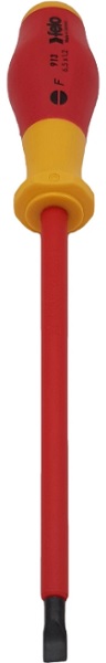 

Отвертка диэлектрическая Felo 91306590 шлицевая SL6,5x1,2x150, 91306590