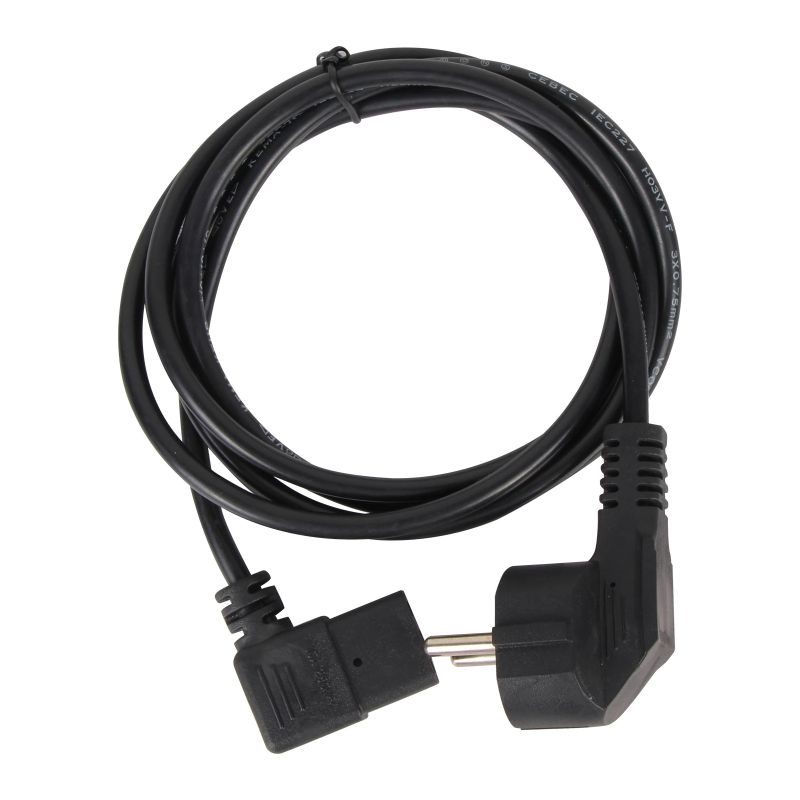 

Кабель питания VCOM CE021R-CU0.5-1.8M комп - розетка 220V EU (угол-угол) 3GX0,5mm2, 1,8m, медь, CE021R-CU0.5-1.8M