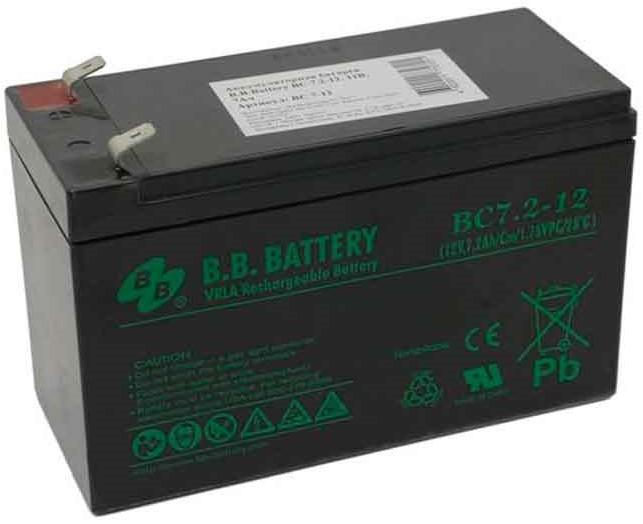 

Батарея BB BC 7.2-12 12 В/7.2 Ач, BC 7.2-12