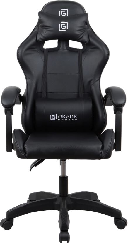 

Кресло игровое Oklick Drifter 2006658 черный сиденье, черный искусственная кожа с подголов. крестов. пластик черный, Drifter
