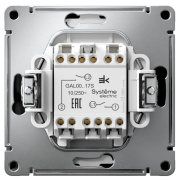 фото Выключатель двухклавишный Systeme Electric GAL001017S