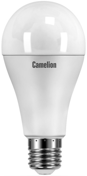 

Лампа светодиодная Camelion™ LED15-A60/830/E27 15Вт/125Вт, E27, 170-265В, 3000К, 1280лм, ЛОН (12185), LED15-A60/830/E27