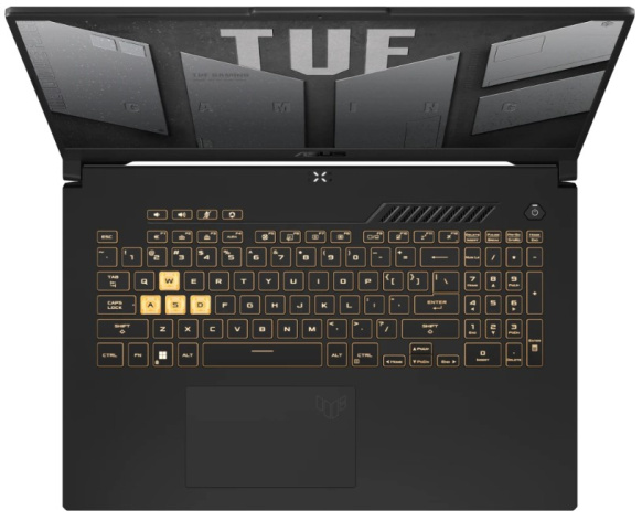 фото Ноутбук  ASUS TUF F17 FX707ZC4-HX097 в Уфе 17.3 ", Core i5, 16 Гб RAM, 512 Гб SSD, GeForce RTX 3050, Серый