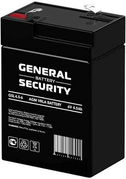 фото Аккумулятор  General Security GSL4.5-6 в Нижнем Новгороде