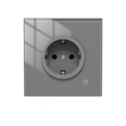 фото Розетка Moes ZK-EU16M-GY-MS