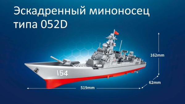 фото Конструктор  Sembo Block Эсминец