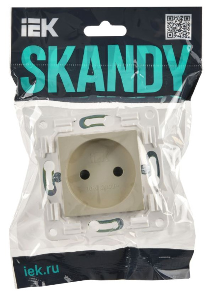 фото Розетка без заземления  IEK SK-R13-10-K10 в Уфе