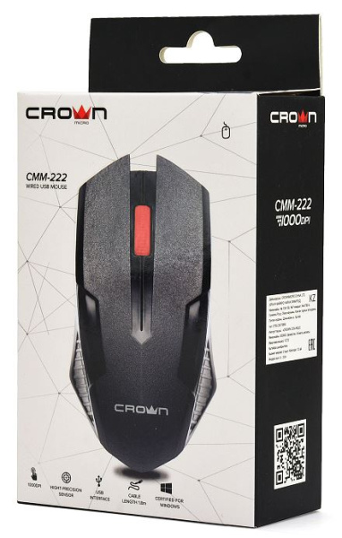 фото Мышь  Crown CMM-222 в Екатеринбурге