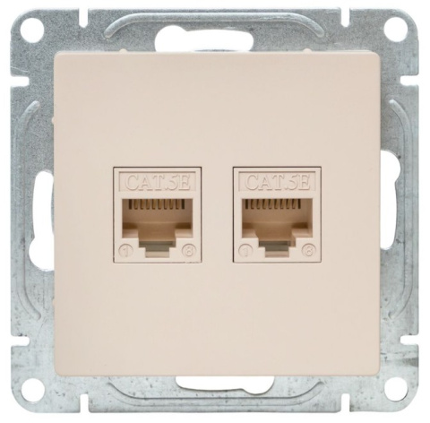 фото Розетка компьютерная  EKF UP1-SOI-RJ45-5