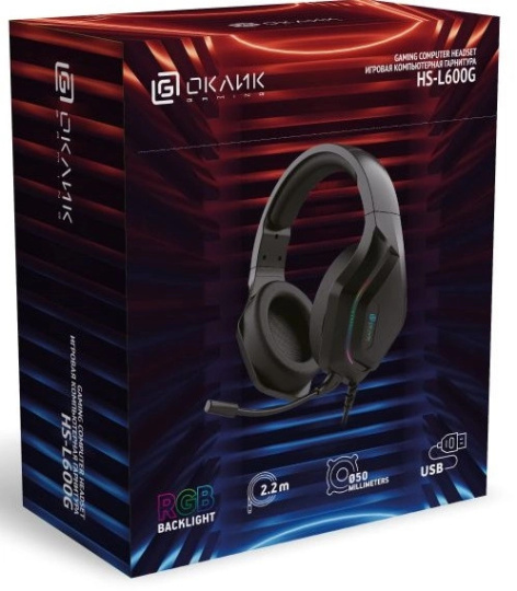 фото Наушники с микрофоном Oklick HS-L600G в Омске