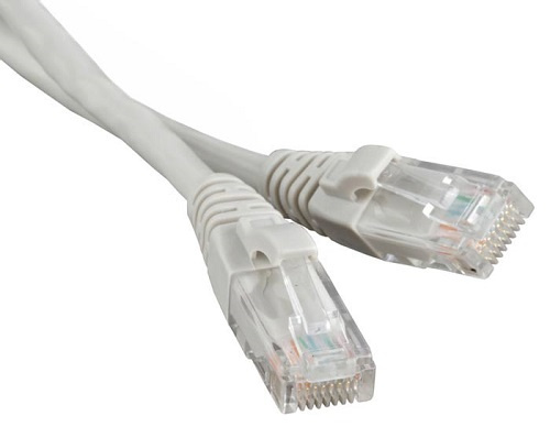 фото Кабель патч-корд U/UTP 6 кат. 10м Hyperline PC-LPM-UTP-RJ45-RJ45-C6-10M-LSZH-GY в Челябинске