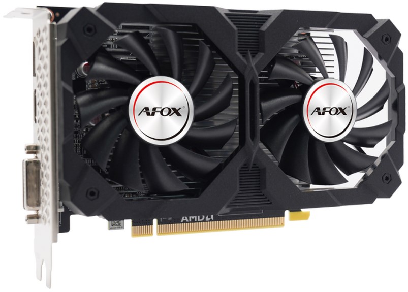 

Видеокарта PCI-E Afox Radeon RX 550 (AFRX550-8192D5H2-V2) 8GB GDDR5 128bit 1183/6000MHz HDMI DP DVI, Radeon RX 550 (AFRX550-8192D5H2-V2)