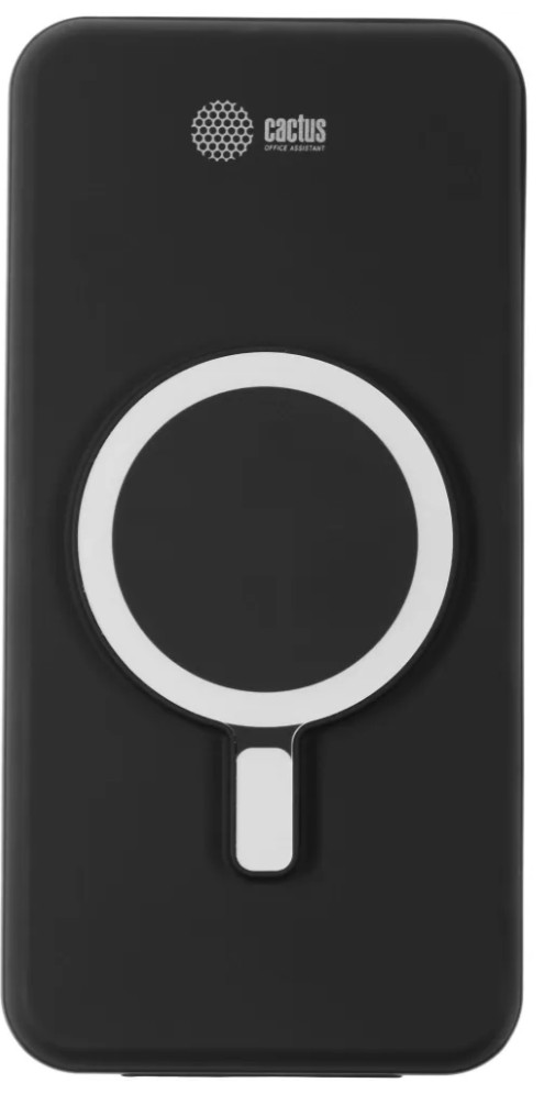 

Аккумулятор внешний портативный Cactus CS-PBFSRT-10000_MAK 10000mAh 3A 1xUSB беспров.зар. черный, CS-PBFSRT-10000_MAK