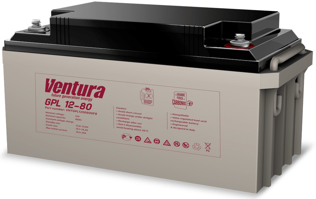 

Батарея Ventura GPL 12-80 12В/86Ач, GPL 12-80