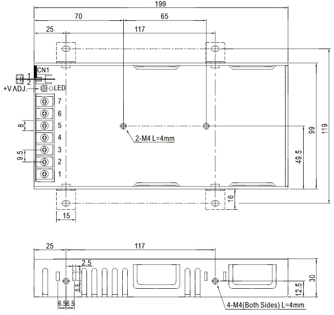 

Преобразователь AC-DC сетевой Mean Well RSP-150-27 P вых: 151 Вт; Выход: 27 В; U1: 25.7...29.7 В; I1: до 5.6 А; Стабилизация: напряжение; Вход: 110/22, RSP-150-27