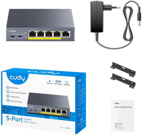 фото Коммутатор  Cudy GS105P в Красноярске