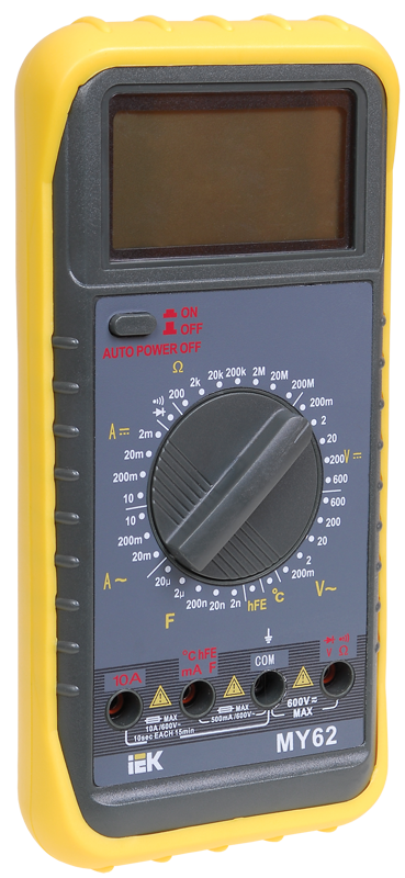 

Мультиметр IEK TMD-5S-062 Professional MY62, TMD-5S-062