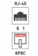 фото Коннектор RJ-45 (8P8C) FTP cat.5e Rexant FD6035B в Омске