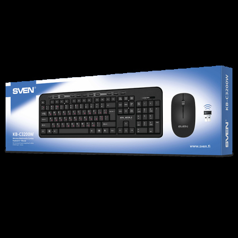 фото Клавиатура и мышь Wireless Sven KB-C3200W в Уфе