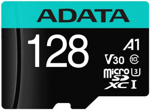 фото Карта памяти MicroSDXC 128GB ADATA AUSDX128GUI3V30SA2-RA1 в Челябинске