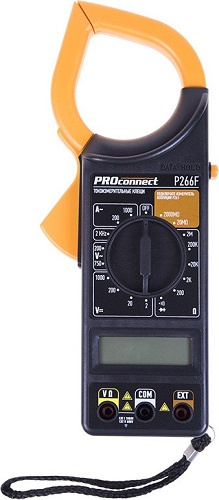 Изображение товара Многофункциональные токовые клещи PROconnect P266F с усиленным регулятором