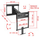 фото Кронштейн настенный UNITEKI FMG33FIREPLACE