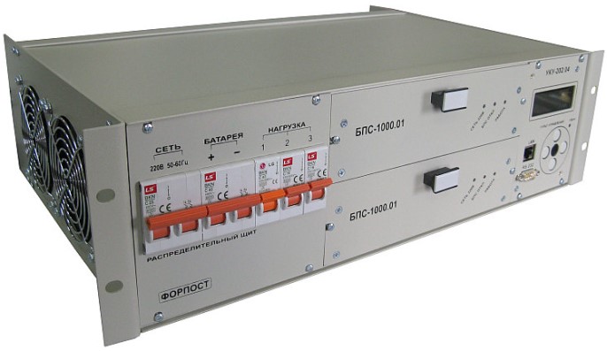 

Источник бесперебойного питания СГЭП ИБЭП-220/48В-40А-2/2(1000)-3U-LAN, ИБЭП-220/48В-40А-2/2(1000)-3U-LAN