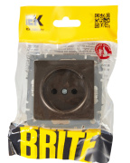 фото Розетка без заземления  IEK BR-R10-10-K45