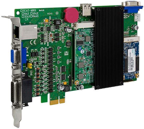 

Плата ICP DAS ECAT-M801-8AX EtherCAT Master, Max. 8-Axis Synchronously, 13-channel Digital I/O, 2-Axis Encoder, ECAT-M801-8AX