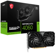 фото Видеокарта MSI GeForce RTX 4060 VENTUS 2X BLACK OC (RTX 4060 VENTUS 2X BLACK 8G OC)