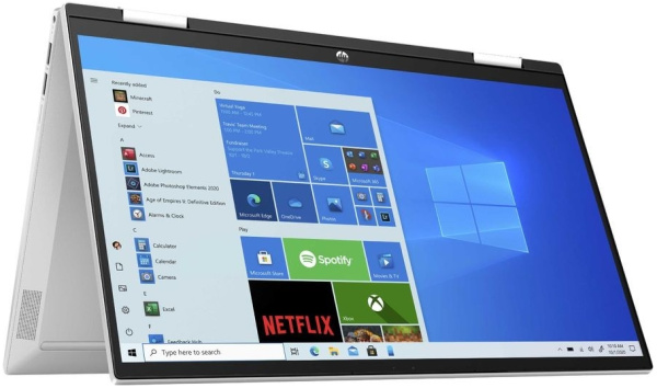 фото Ноутбук  HP Pavilion x360 15-ER0097 15.6 ", Core i7, 16 Гб RAM, 512 Гб SSD, Iris Xe Graphics, Серебристый