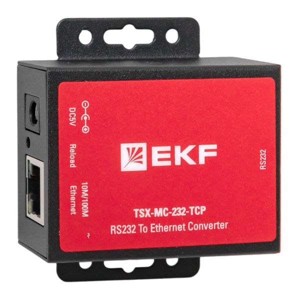 

Преобразователь EKF TSX-MC-232-TCP RS-232 в Ethernet MC-232-TCP TSX, TSX-MC-232-TCP