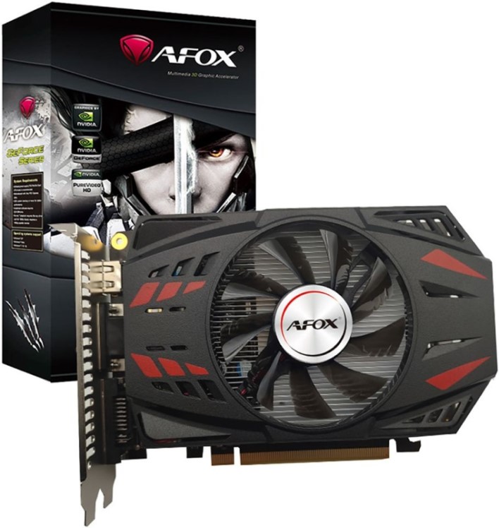 

Видеокарта PCI-E Afox GeForce GT 730 (AF730-2048D5H5-V2) 2GB GDDR5 128bit 40nm 700/1600MHz VGA DVI-D HDMI RTL, GeForce GT 730 (AF730-2048D5H5-V2)