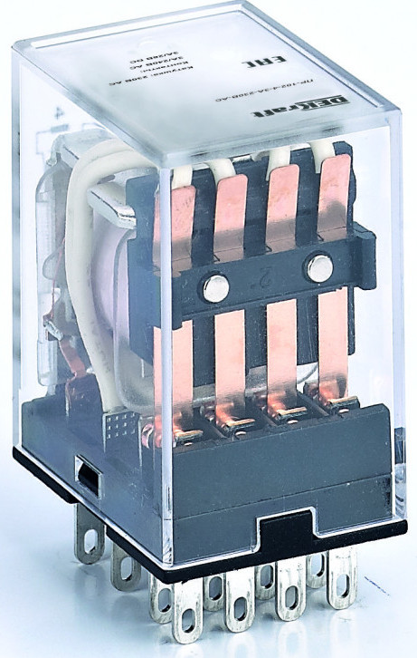 

Реле промежуточное DEKraft 23892DEK 4 конт. с LED инд. 5А 220В DC ПР-102, 23892DEK