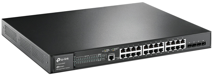 

Коммутатор управляемый TP-LINK TL-SG3428MP 24x10/100/1000 PoE+ (Бюджет 384Вт), 4xSFP, 1 консольный порт RJ45, 1 консольный порт Micro-USB, L2+, 19", TL-SG3428MP