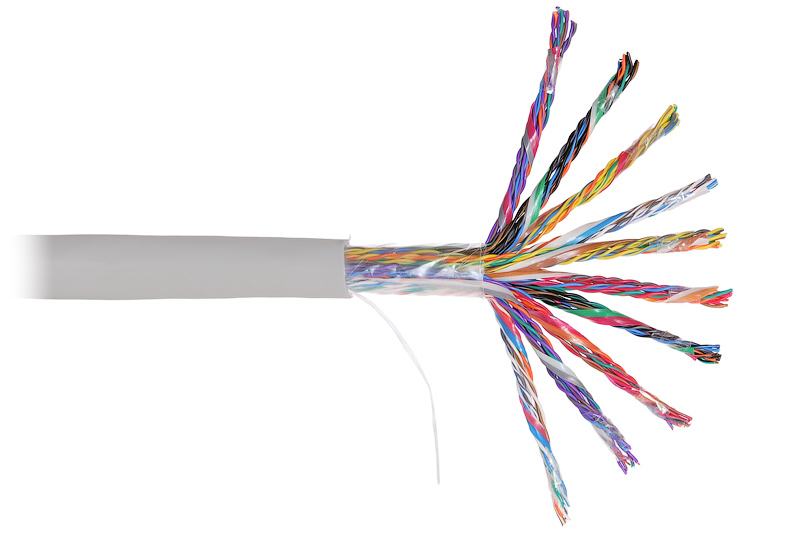 

Кабель витая пара U/UTP 5e кат. 50 пар ITK LC1-C5E50-111(м) 24AWG solid, PVC, (м), серый, LC1-C5E50-111(м)
