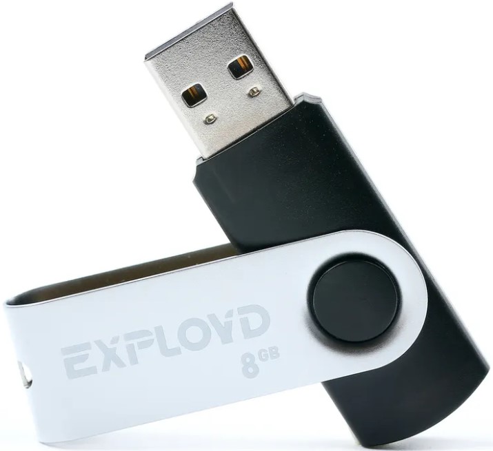 

Накопитель USB 2.0 8GB Exployd EX008GB530-B 530 чёрный, EX008GB530-B